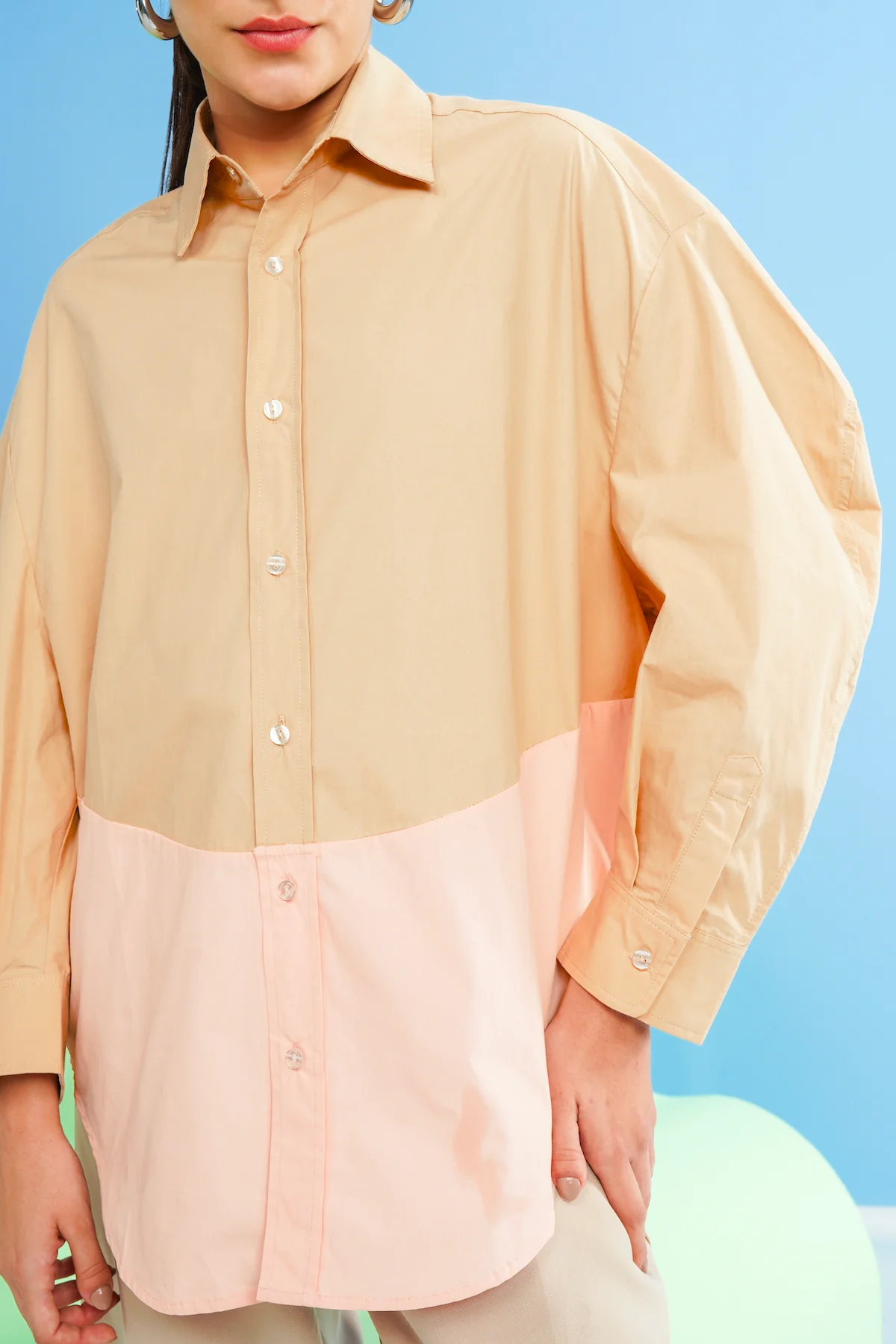 Celine Puffy Shirt - Pink - Image 3