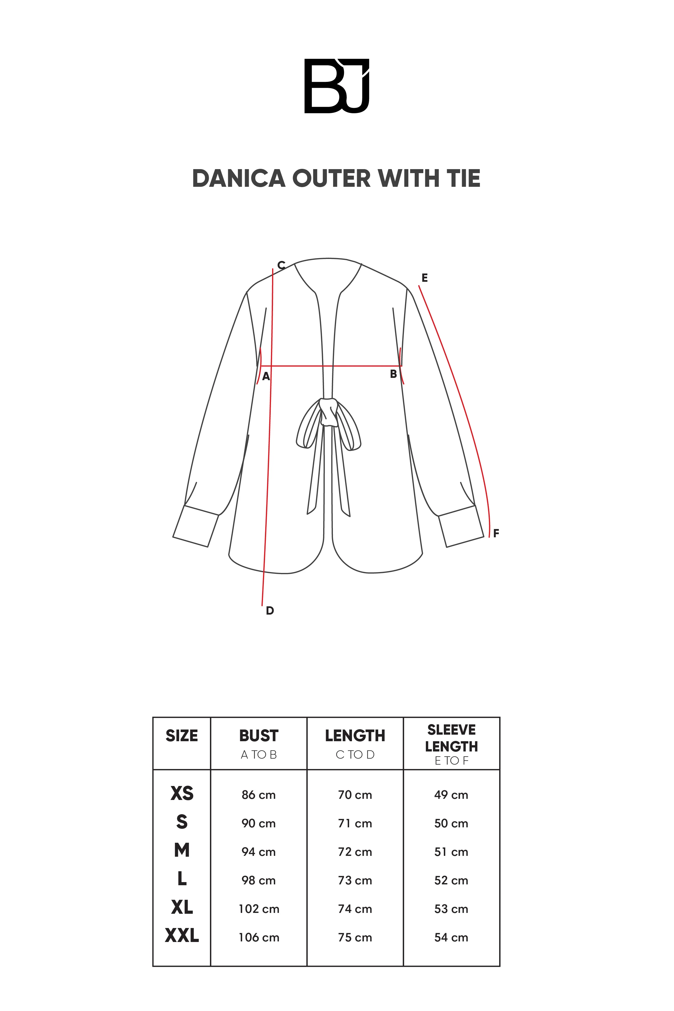 Danica Outer with Tie - Latte - Image 5
