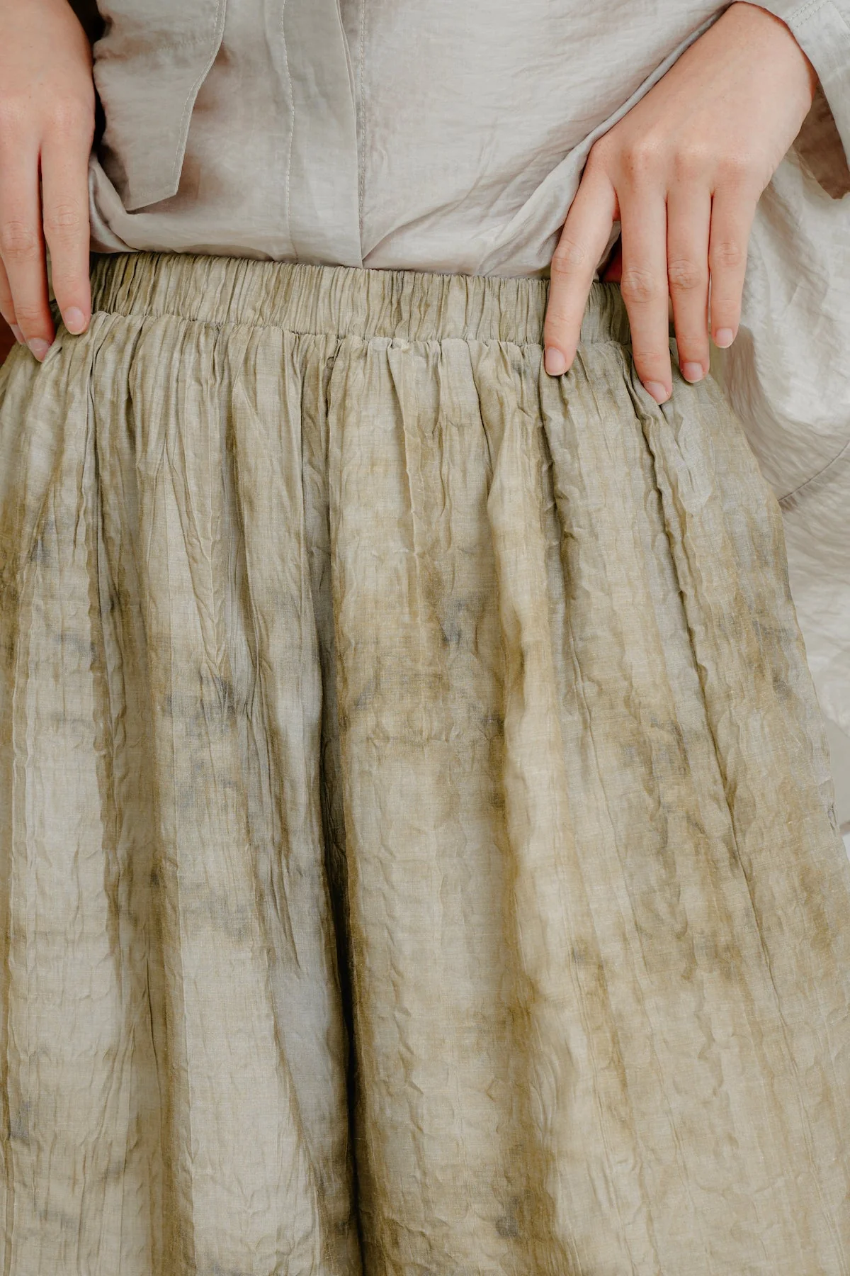 Danica Wide Leg Pants - Latte - Image 4