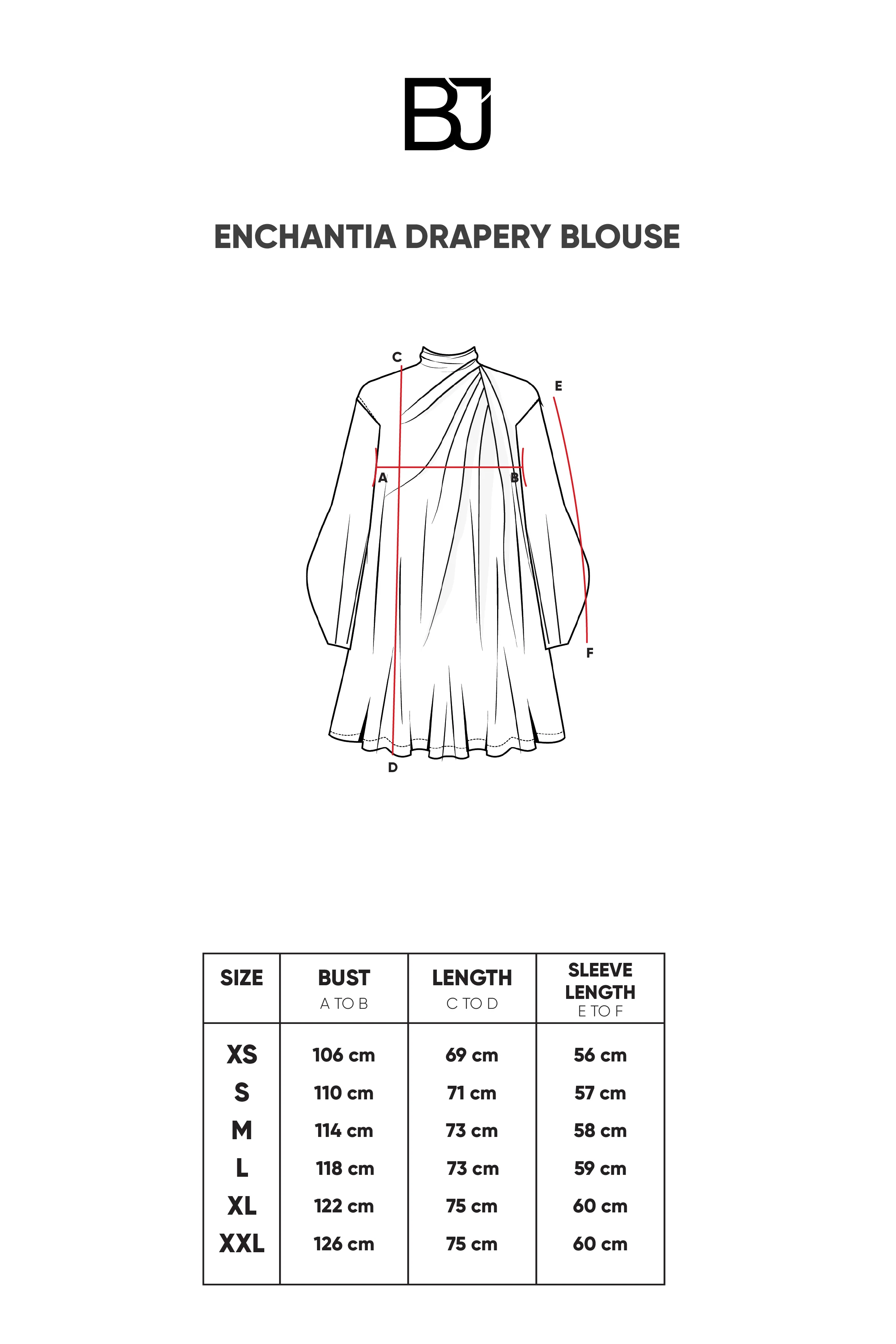 Enchantia Drapery Blouse - Ivory - Image 5