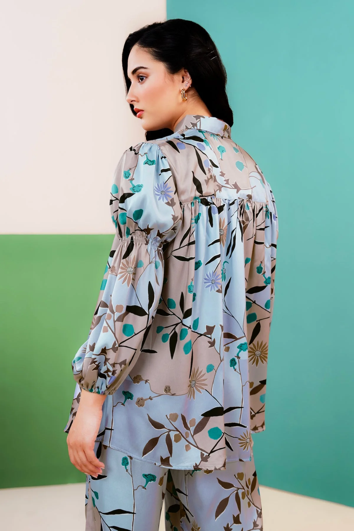 Fiorella Shirt - Blue - Image 4