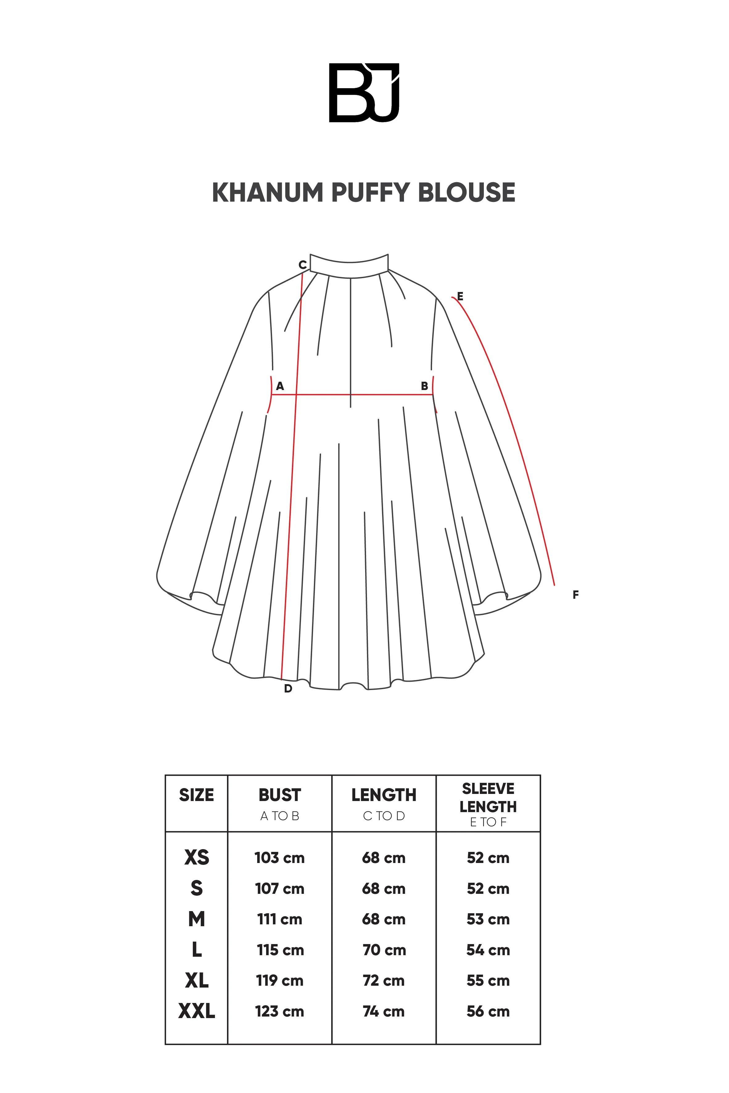 Khanum Puffy Blouse - Khaki - Image 5