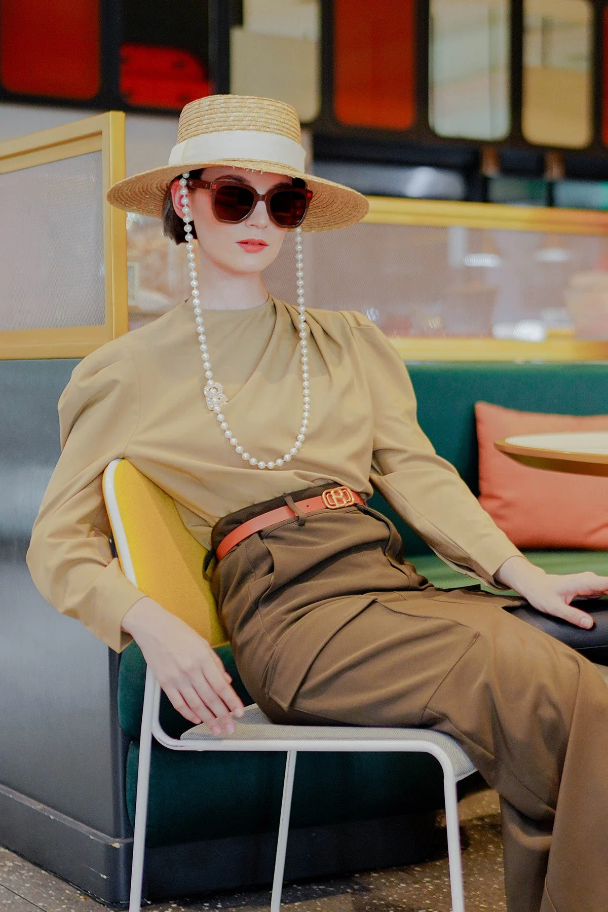 Mira Blouse - Dark Tan - Image 3