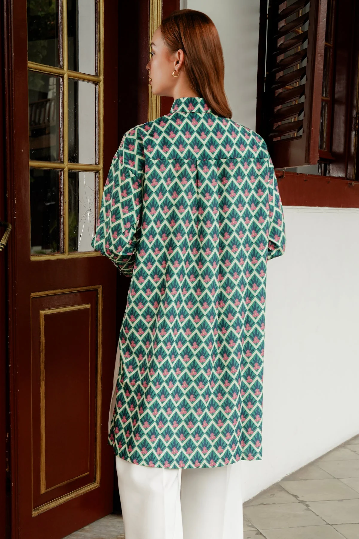 Reverie Tunic Shirt - Garden - Image 4